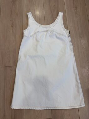 FRAME Micro Flare Denim Mini Dress